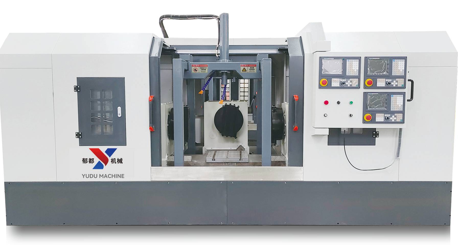 THREE-STATION CNC MILLING MACHINE